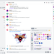 A screenshot of Discord as experienced on a desktop computer.